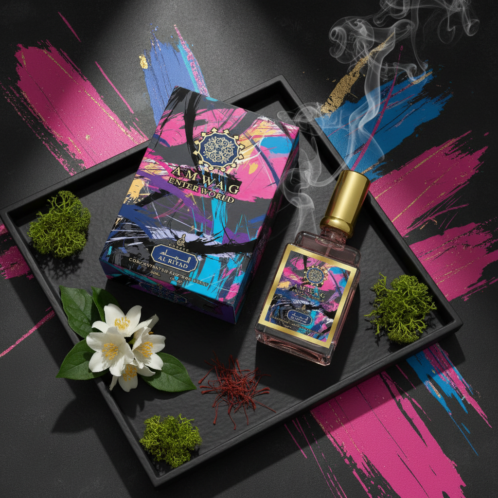 30 ml wody perfumowanej Amwaj Enter World Ostro- jaśminowy zapach dla kobiet