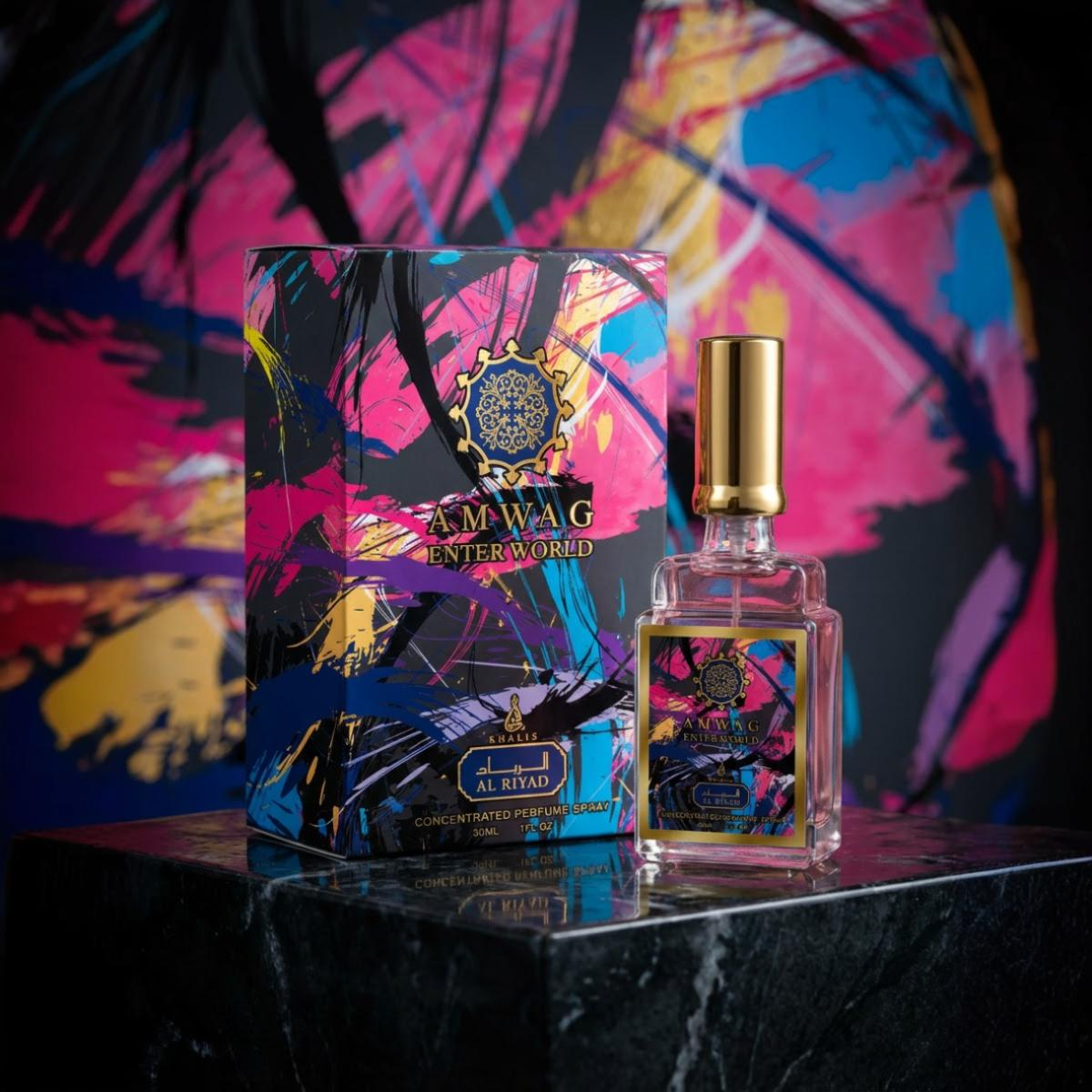 30 ml wody perfumowanej Amwaj Enter World Ostro- jaśminowy zapach dla kobiet 7 