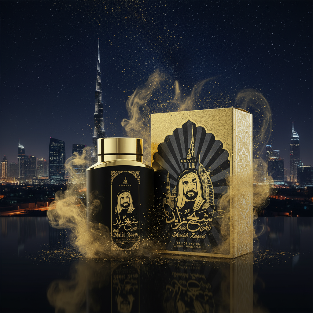 100 ml wody perfumowanej SHEIKH ZAYED GOLD Pikantny drzewny zapach dla mężczyzn