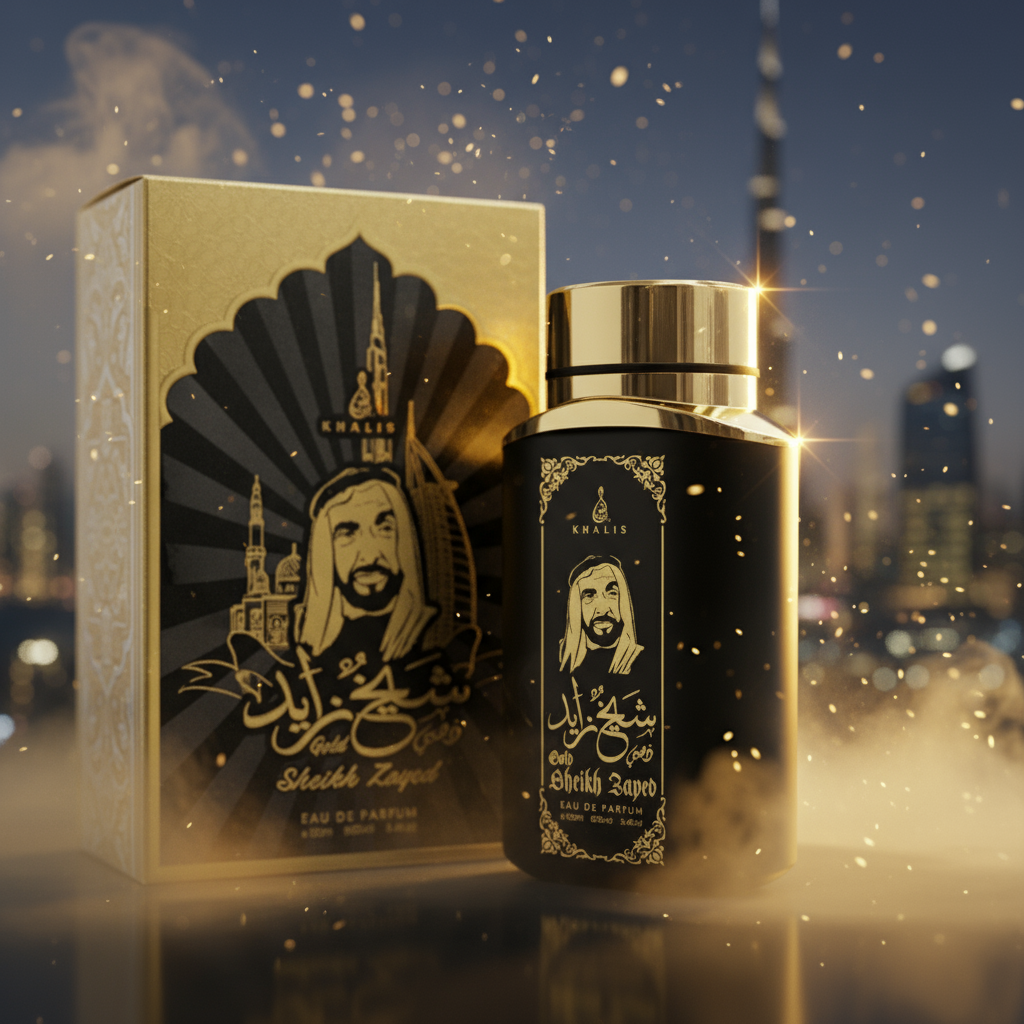 100 ml wody perfumowanej SHEIKH ZAYED GOLD Pikantny drzewny zapach dla mężczyzn 2 