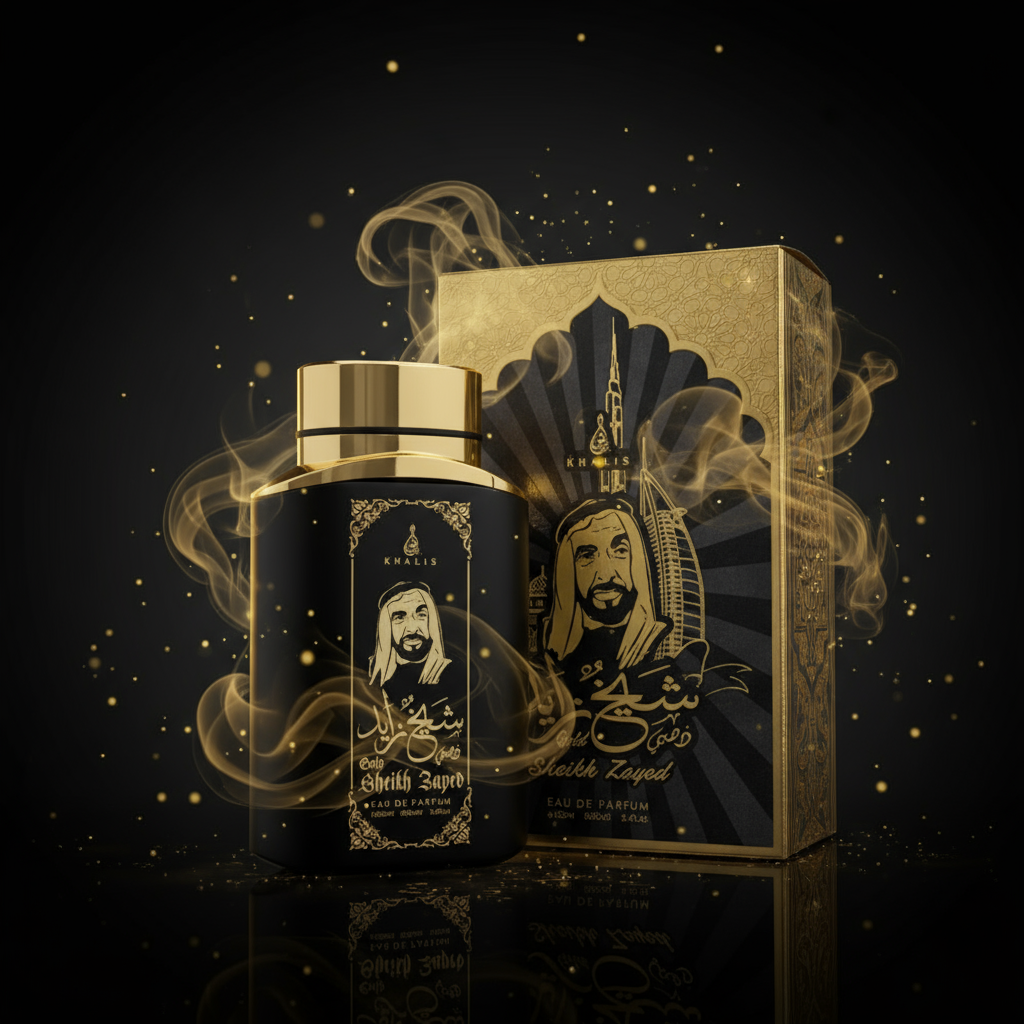 100 ml wody perfumowanej SHEIKH ZAYED GOLD Pikantny drzewny zapach dla mężczyzn 5 