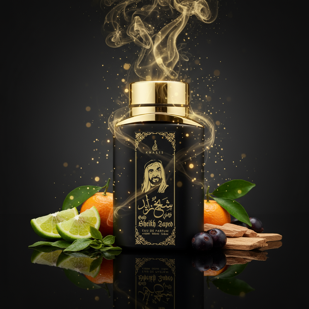 100 ml wody perfumowanej SHEIKH ZAYED GOLD Pikantny drzewny zapach dla mężczyzn 7 