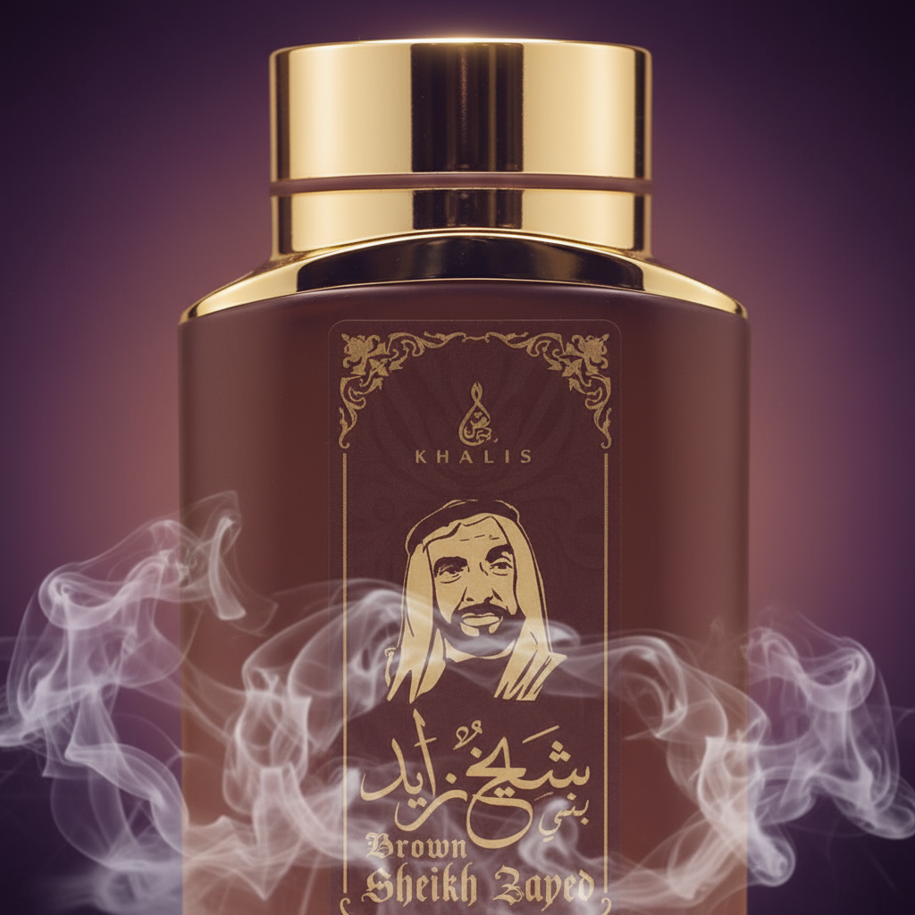 100 ml wody perfumowanej SHEIKH ZAYED BROWN Zapach oud i wanilii dla mężczyzn 3 
