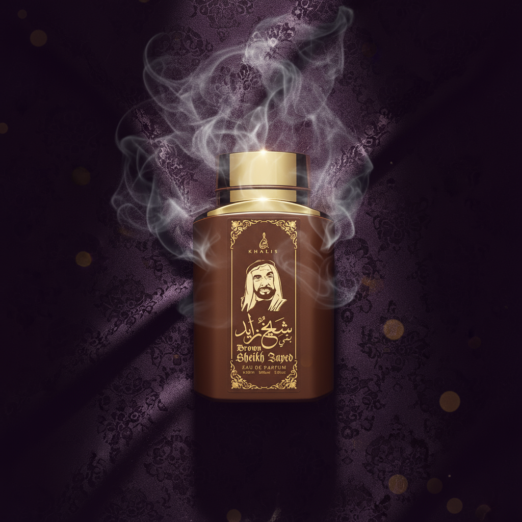 100 ml wody perfumowanej SHEIKH ZAYED BROWN Zapach oud i wanilii dla mężczyzn 4 
