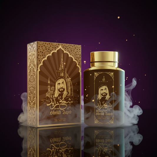 100 ml wody perfumowanej SHEIKH ZAYED BROWN Zapach oud i wanilii dla mężczyzn
