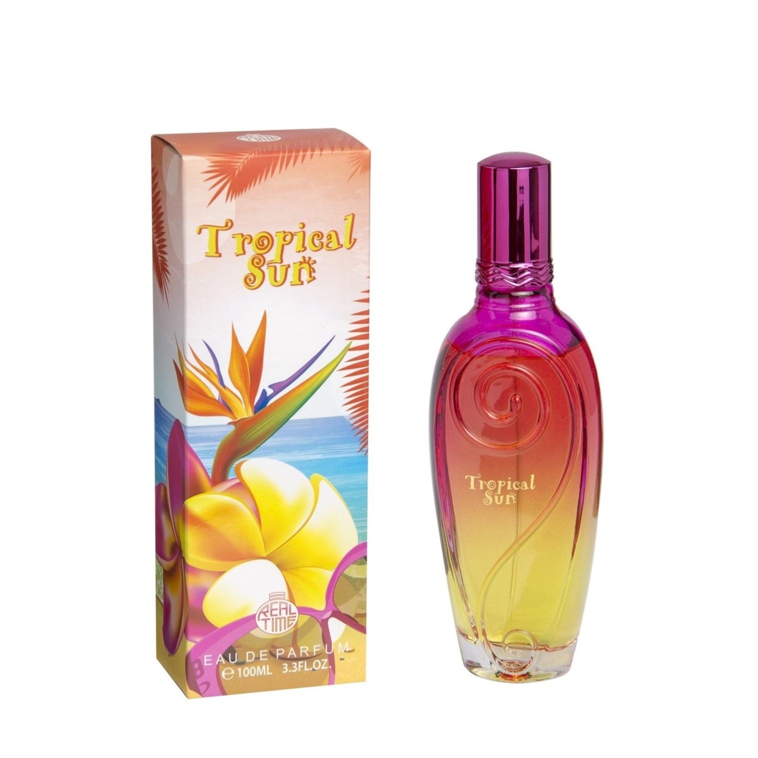 100 ml wody prefumowanej "TROPICAL SUN" Owocowy piżmowy zapach dla kobiet, o wysokiej zawartości olejków zapachowych 3% 1 