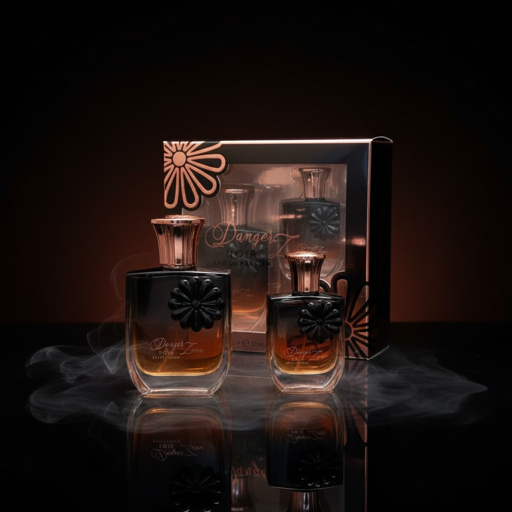 100 ml + 30 ml wody perfumowanej „DANGER ZONE NOIR” Orientalno – Waniliowy Zapach dla Kobiet