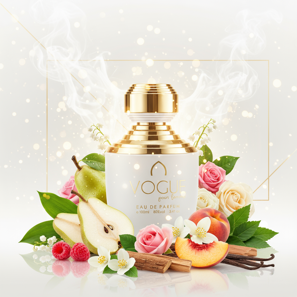 100 ml woda perfumowana VOGUE owocowo-kwiatowo-piżmowy zapach dla kobiet