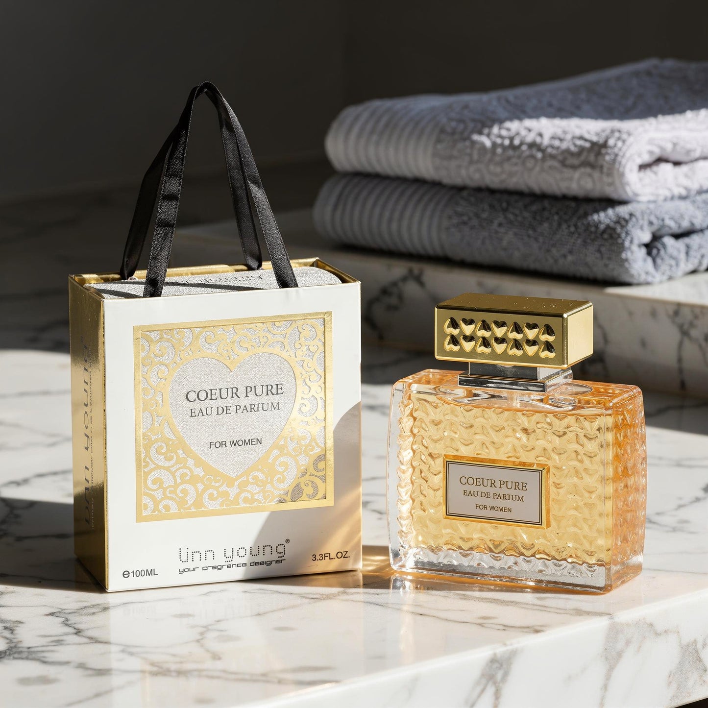 100 ml wody perfumowanej COEUR PURE Kwiatowy zapach dla kobiet