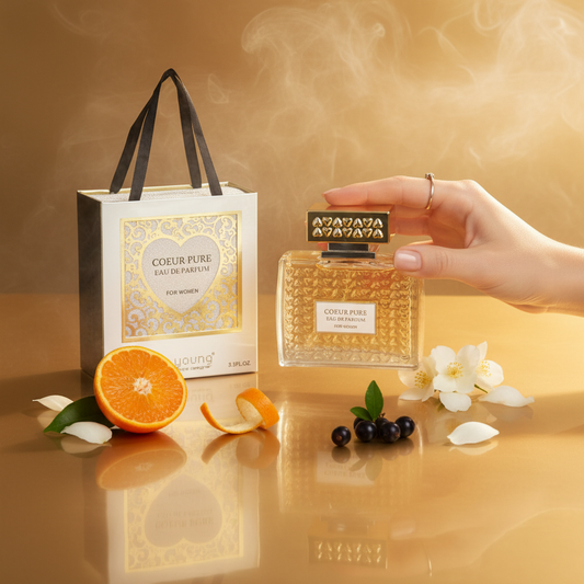 100 ml wody perfumowanej COEUR PURE Kwiatowy zapach dla kobiet