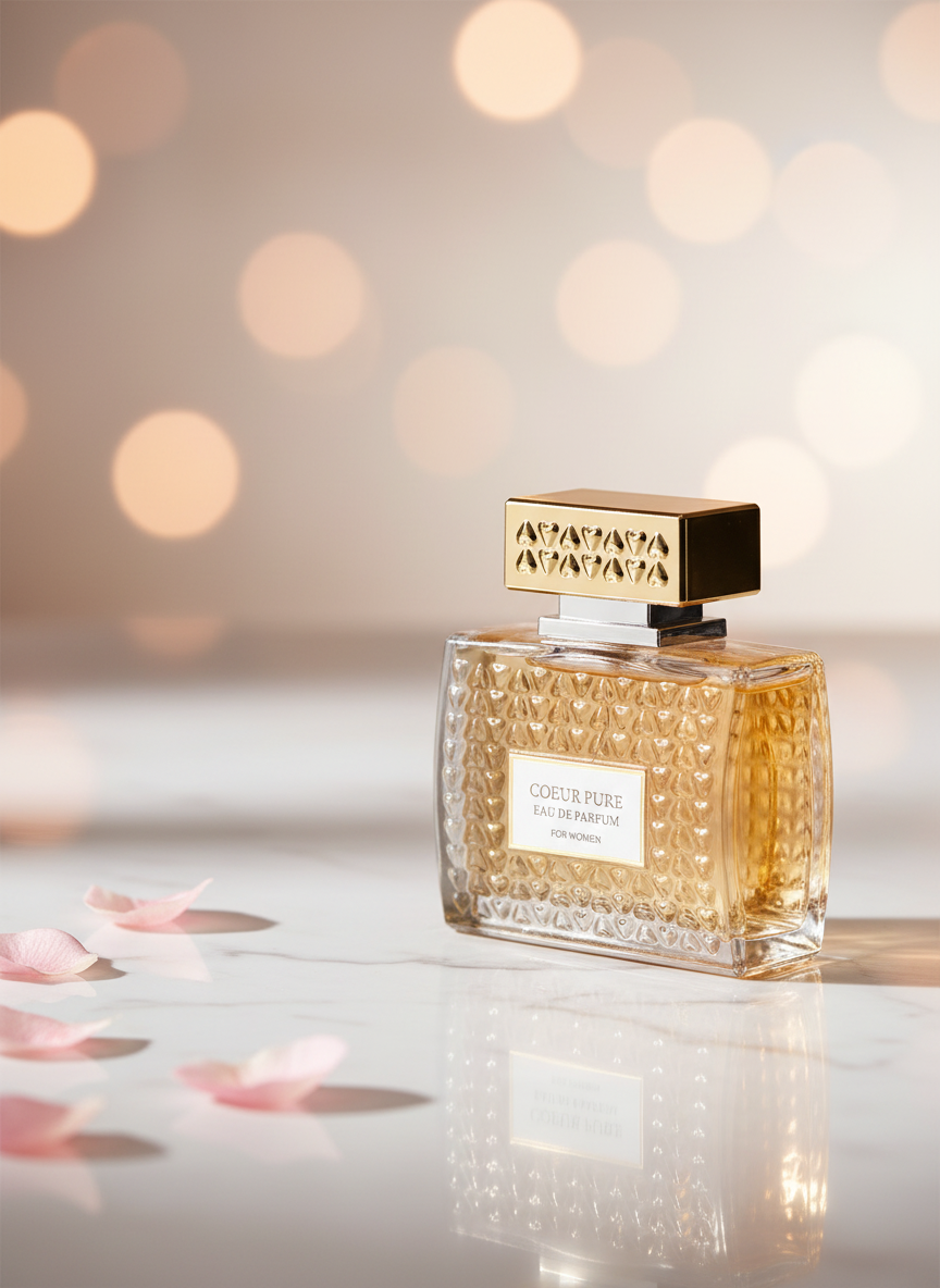 100 ml wody perfumowanej COEUR PURE Kwiatowy zapach dla kobiet 5 
