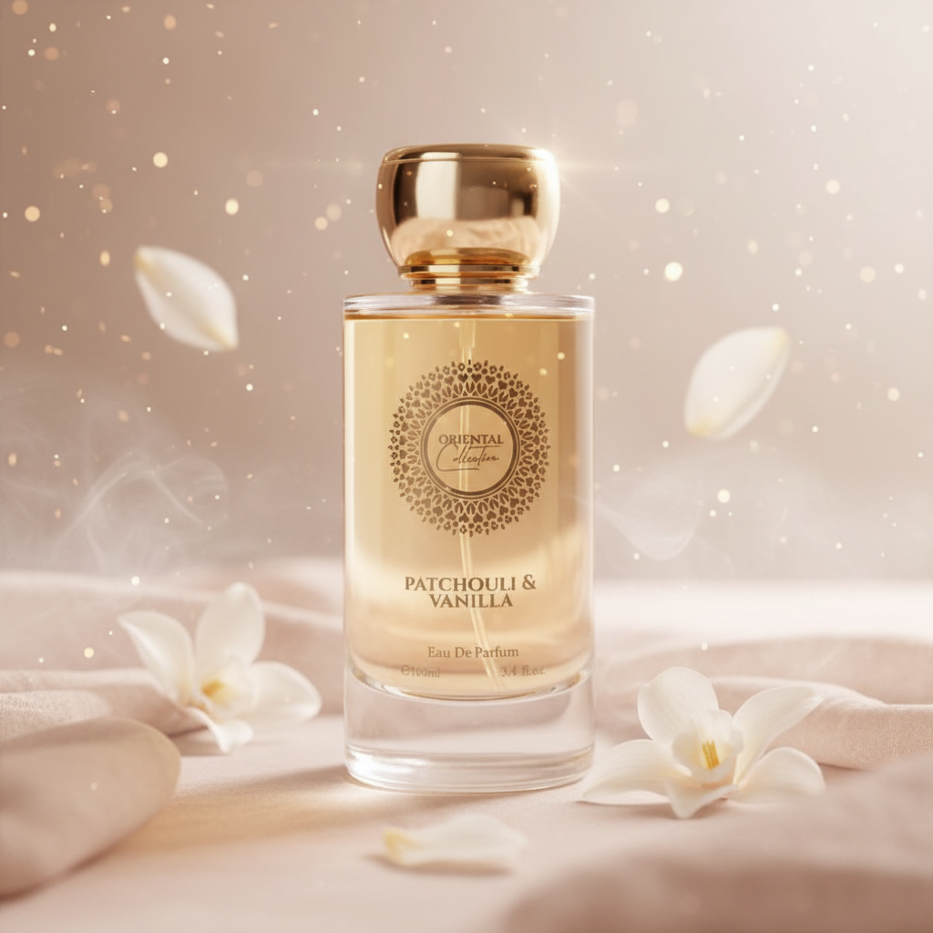 100 ml EDP PATCHOULI I WANILIA Drzewny, elegancki, pudrowy, orientalny zapach dla kobiet