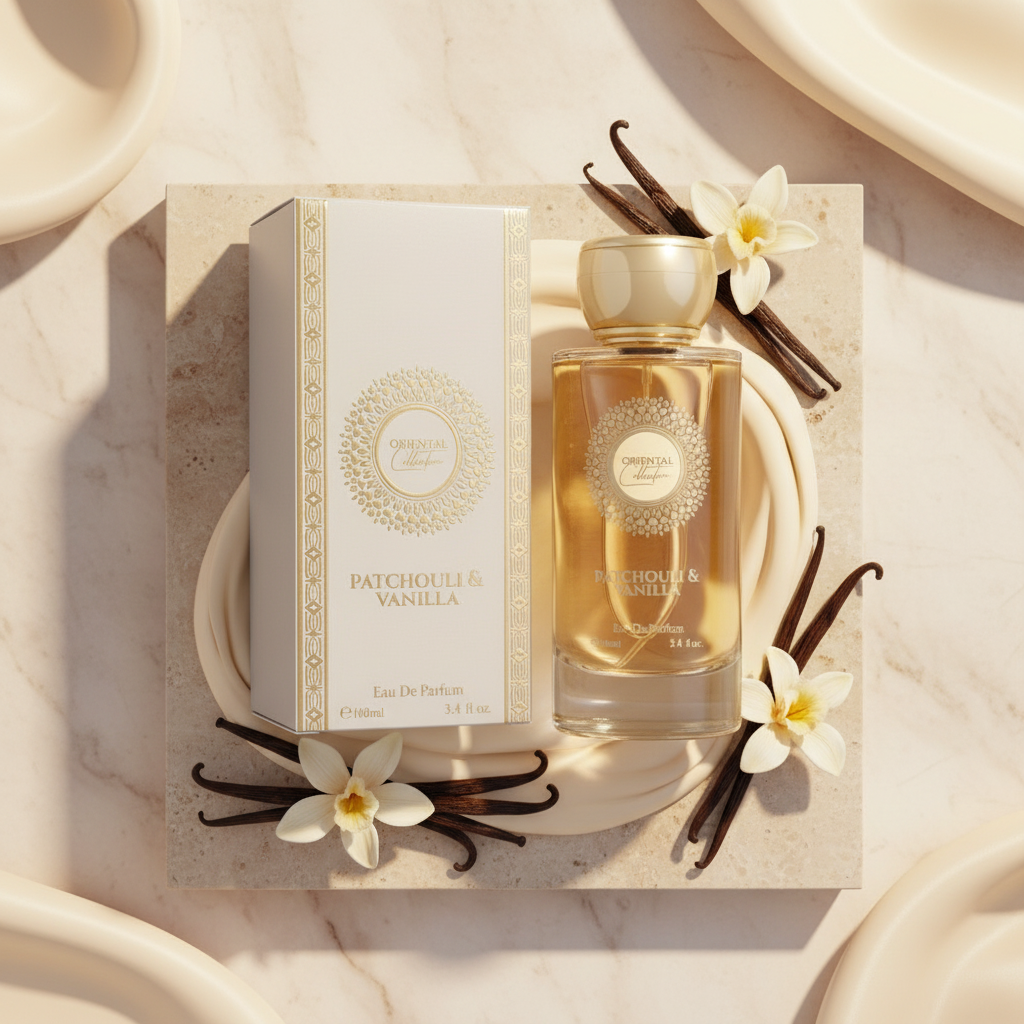 100 ml EDP PATCHOULI I WANILIA Drzewny, elegancki, pudrowy, orientalny zapach dla kobiet