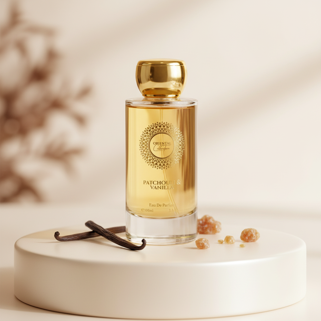 100 ml EDP PATCHOULI I WANILIA Drzewny, elegancki, pudrowy, orientalny zapach dla kobiet