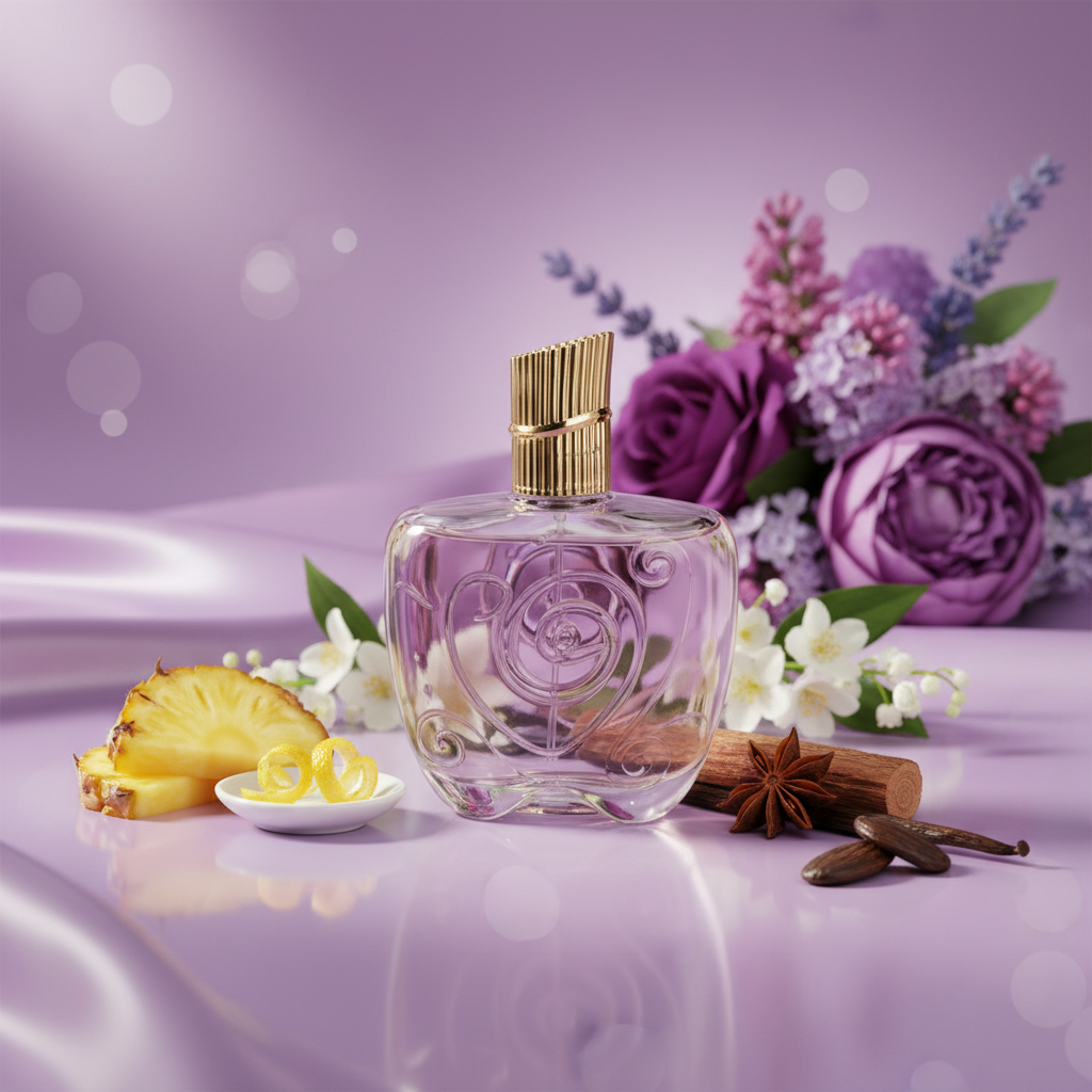 100 ml EDP LEAVE MY LOVER FIOLETOWY, orientalno - waniliowy zapach dla kobiet
