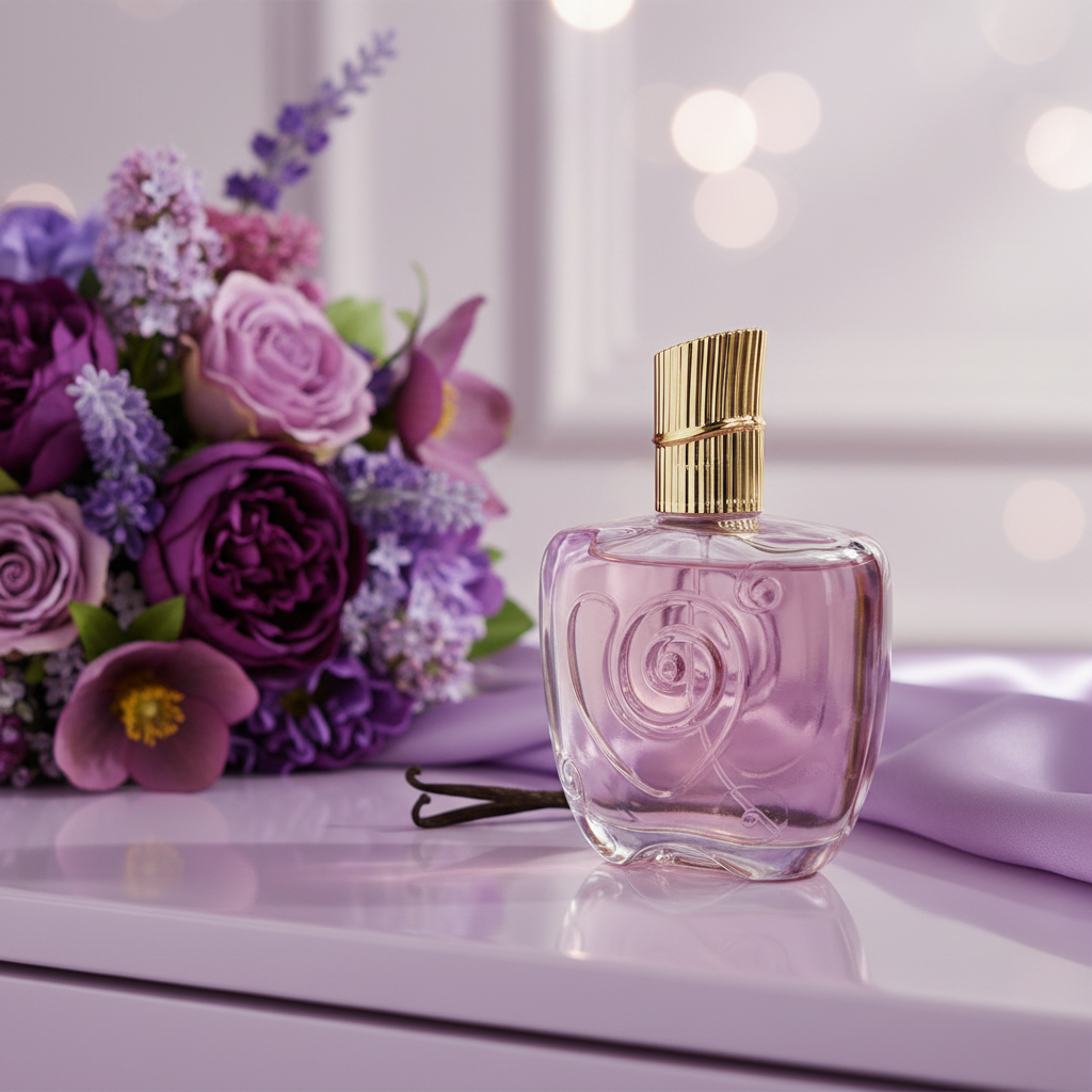100 ml EDP LEAVE MY LOVER FIOLETOWY, orientalno - waniliowy zapach dla kobiet 5 