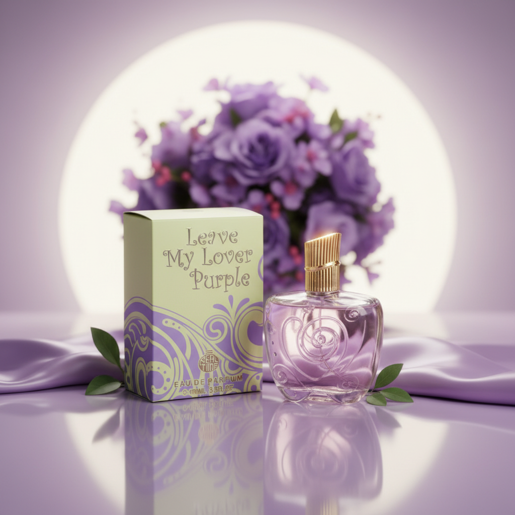 100 ml EDP LEAVE MY LOVER FIOLETOWY, orientalno - waniliowy zapach dla kobiet 1 