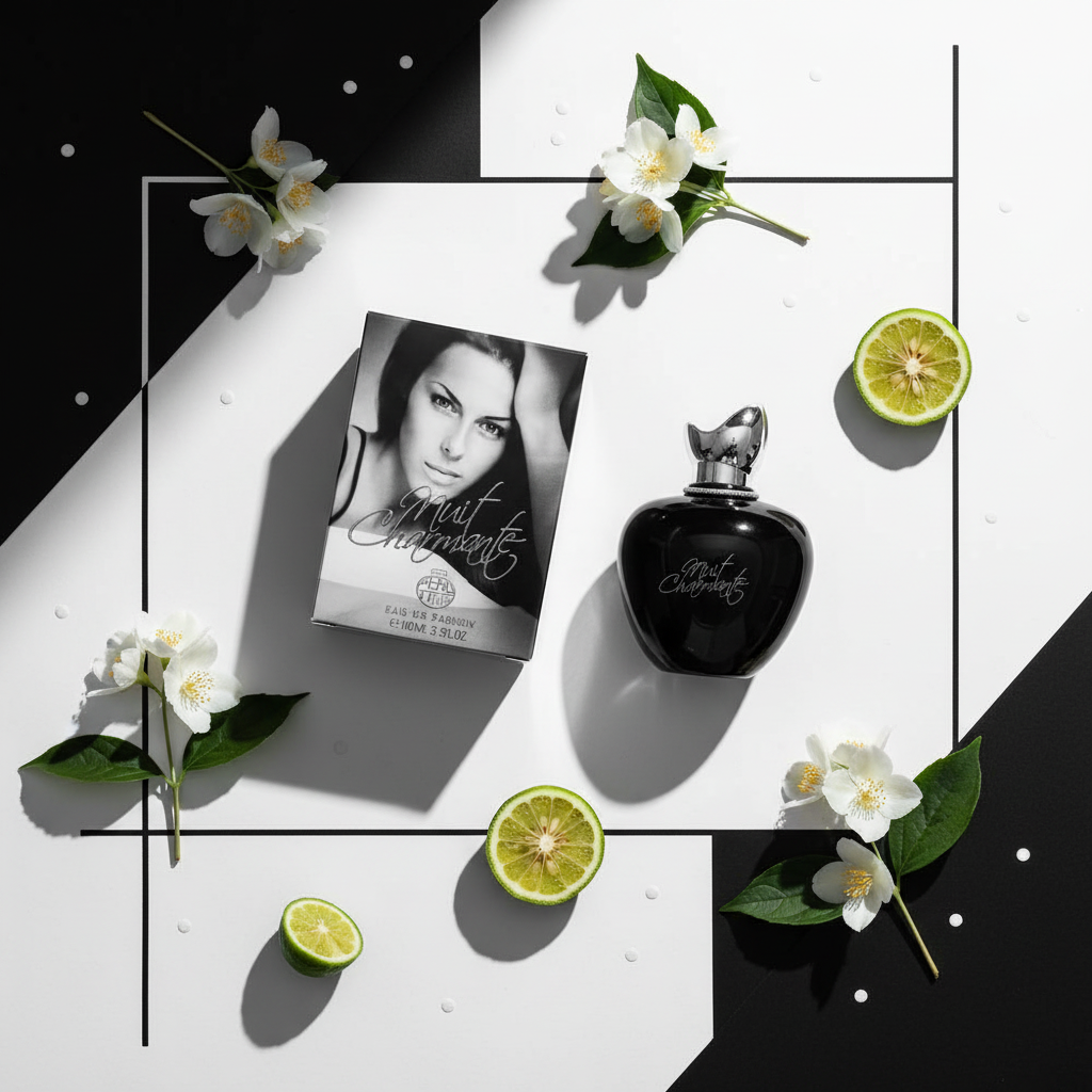 Woda perfumowana Nuit Charmante 100 ml słodki, kwiatowy zapach dla kobiet 6 