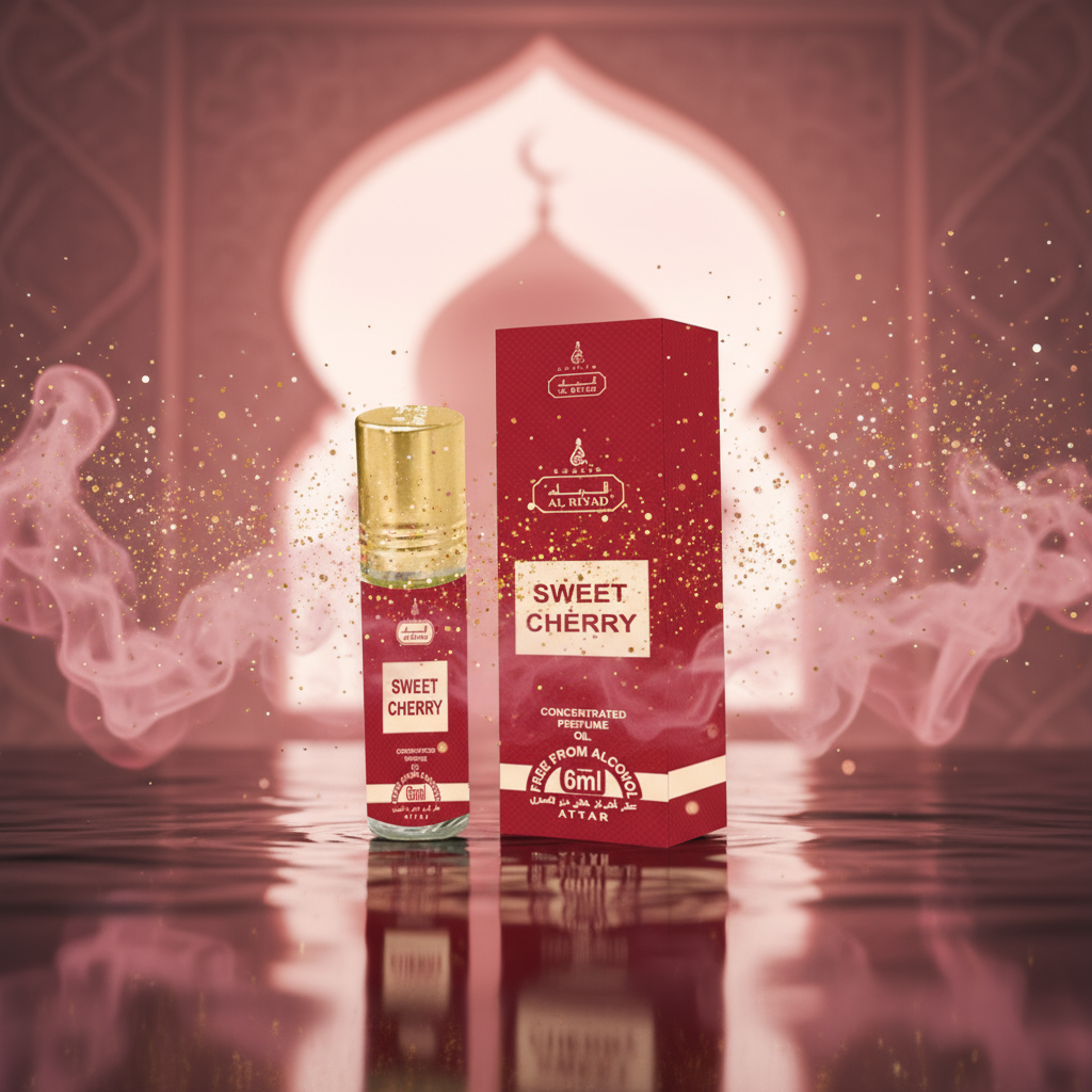 Perfumy w olejku 6 ml "Sweet Cherry (Al Riyad)" - owocowo-kwiatowy zapach unisex