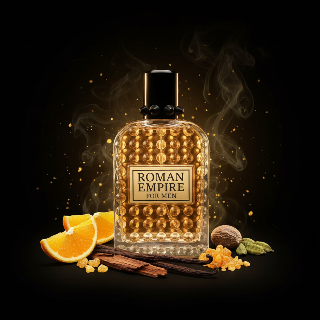 Woda perfumowana "Roman Empire Men" 100 ml – orientalno-drzewny zapach dla mężczyzn 7 