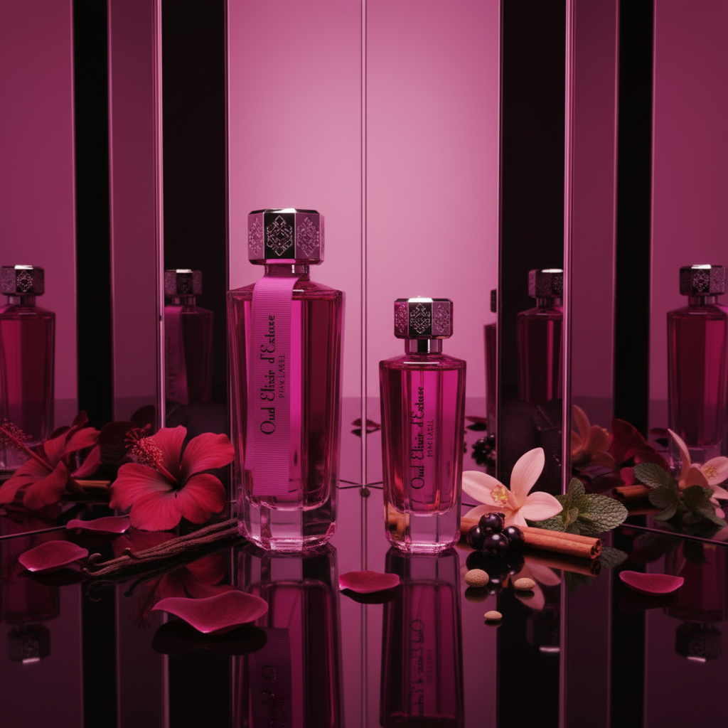 EDP 100 ml + 30 ml "Oud Elixir Pink" - zapach kwiatowo-orientalny