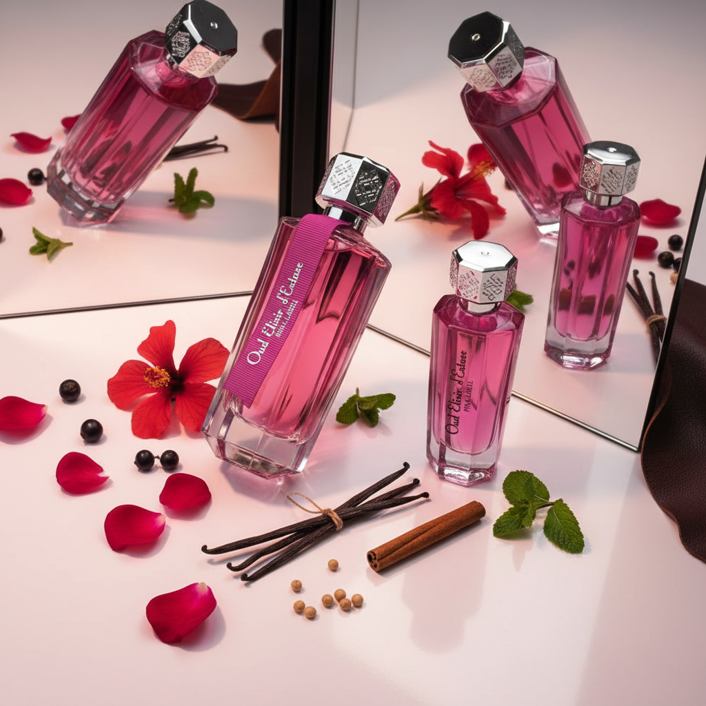 EDP 100 ml + 30 ml "Oud Elixir Pink" - zapach kwiatowo-orientalny 7 