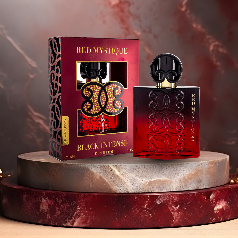 Woda perfumowana (EDP) 100 ml "Black Intense Red Mystique" – zapach kwiatowo-owocowy 1 