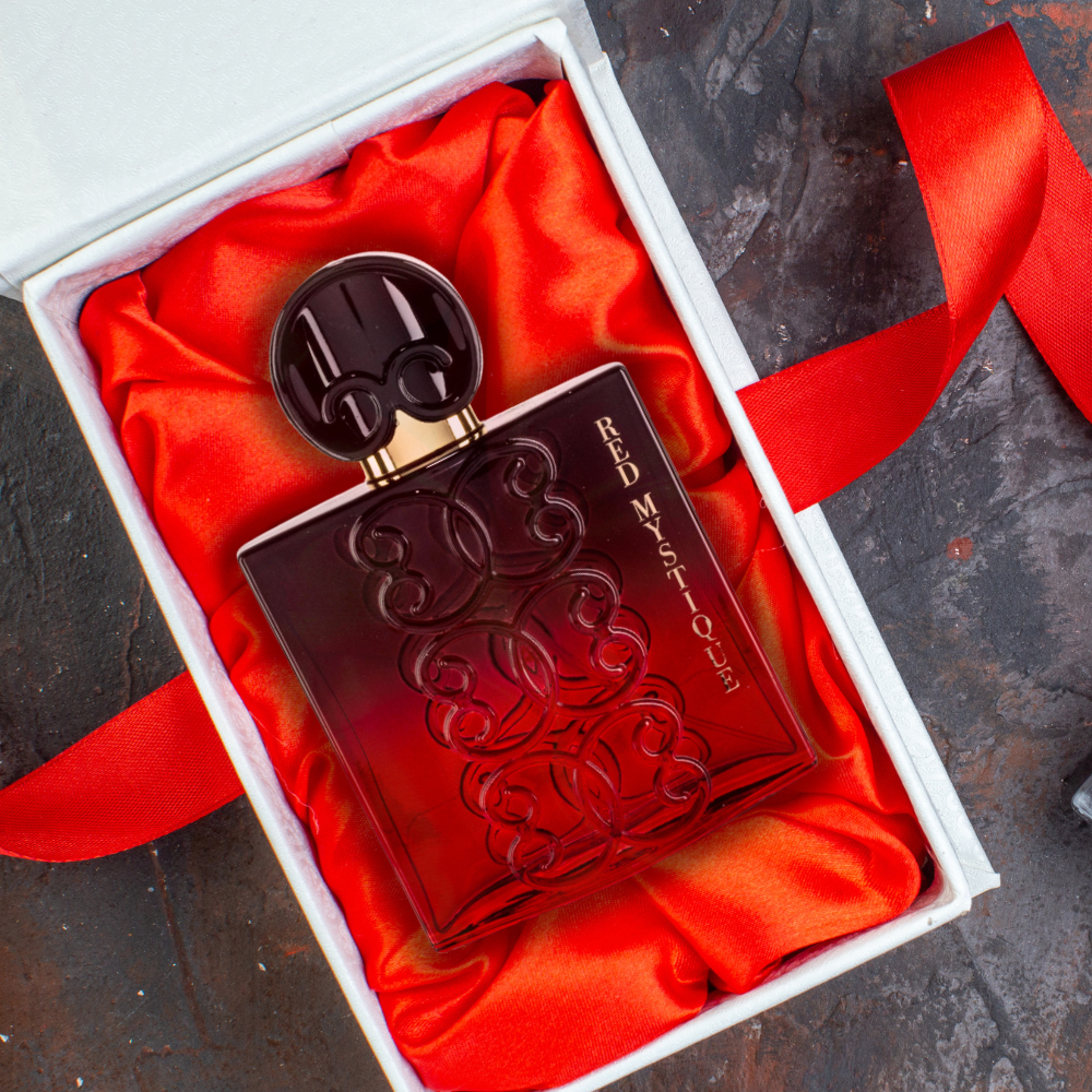 Woda perfumowana (EDP) 100 ml "Black Intense Red Mystique" – zapach kwiatowo-owocowy
