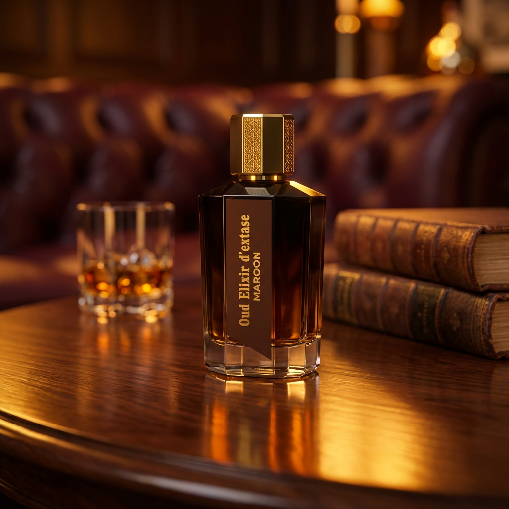 EDP 100ml „Oud Elixir D’extase Maroon” – zapach orientalno-drzewny 3 