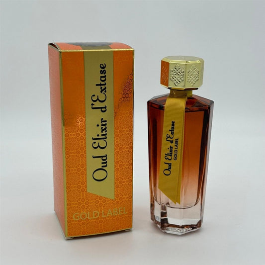 „Oud Elixir d’Extase Gold Label” EDP 100ml – zapach drzewno-szyprowy
