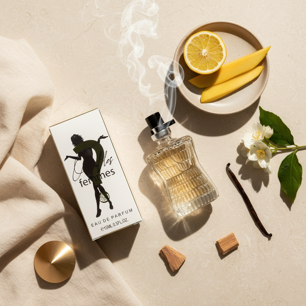 15ml EDP "OÙ SONT LES FEMMES"- zapach kwiatowo - drzewno - piżmowy 8 