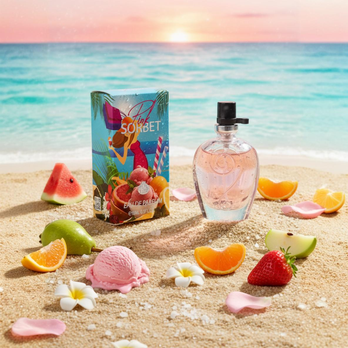 15 ml EDP "PINK SORBET" - zapach owocowo-aromatyczny 9 