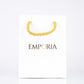 Elegancka papierowa torba z logo Emporia, 22x15x6 cm