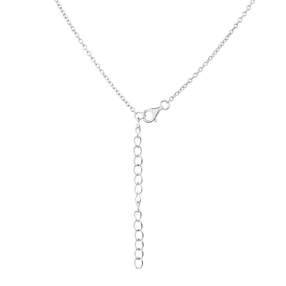 Naszyjnik ze srebra próby 925 z granatem 2 