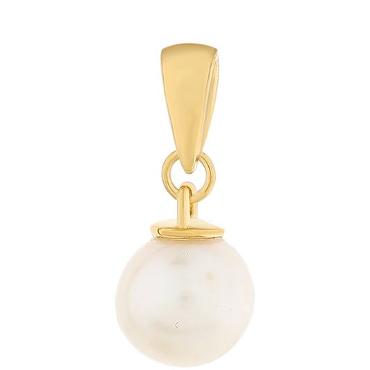 Zawieszka srebrna pozłacana z perłami hodowlanymi słodkowodnymi