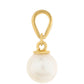 Zawieszka srebrna pozłacana z perłami hodowlanymi słodkowodnymi