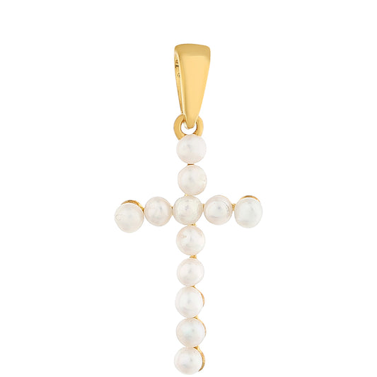 Zawieszka srebrna pozłacana z perłami hodowlanymi słodkowodnymi