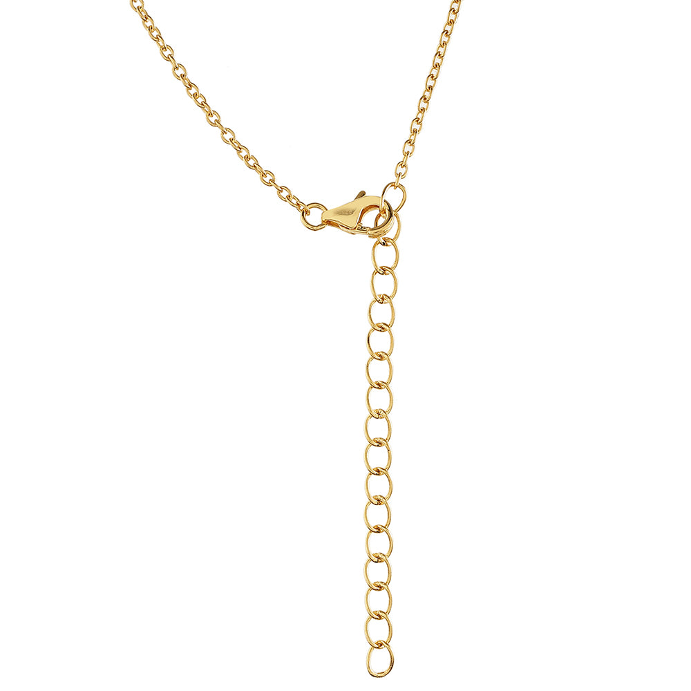 Naszyjnik srebrny pozłacany z perłami hodowlanymi słodkowodnymi