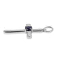 Zawieszka ze srebra próba 925 z australijskim niebieskim szafirem