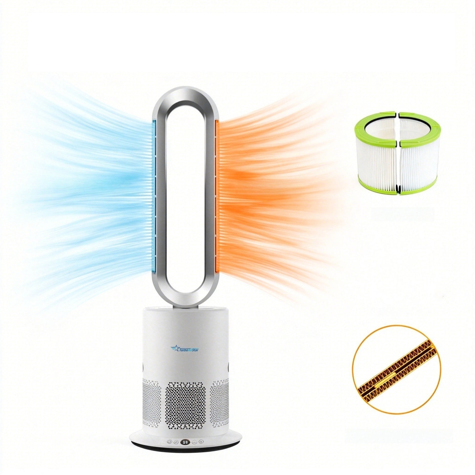Oczyszczacz powietrza, wentylator chłodzący i grzewczy TurboAirStar 19 