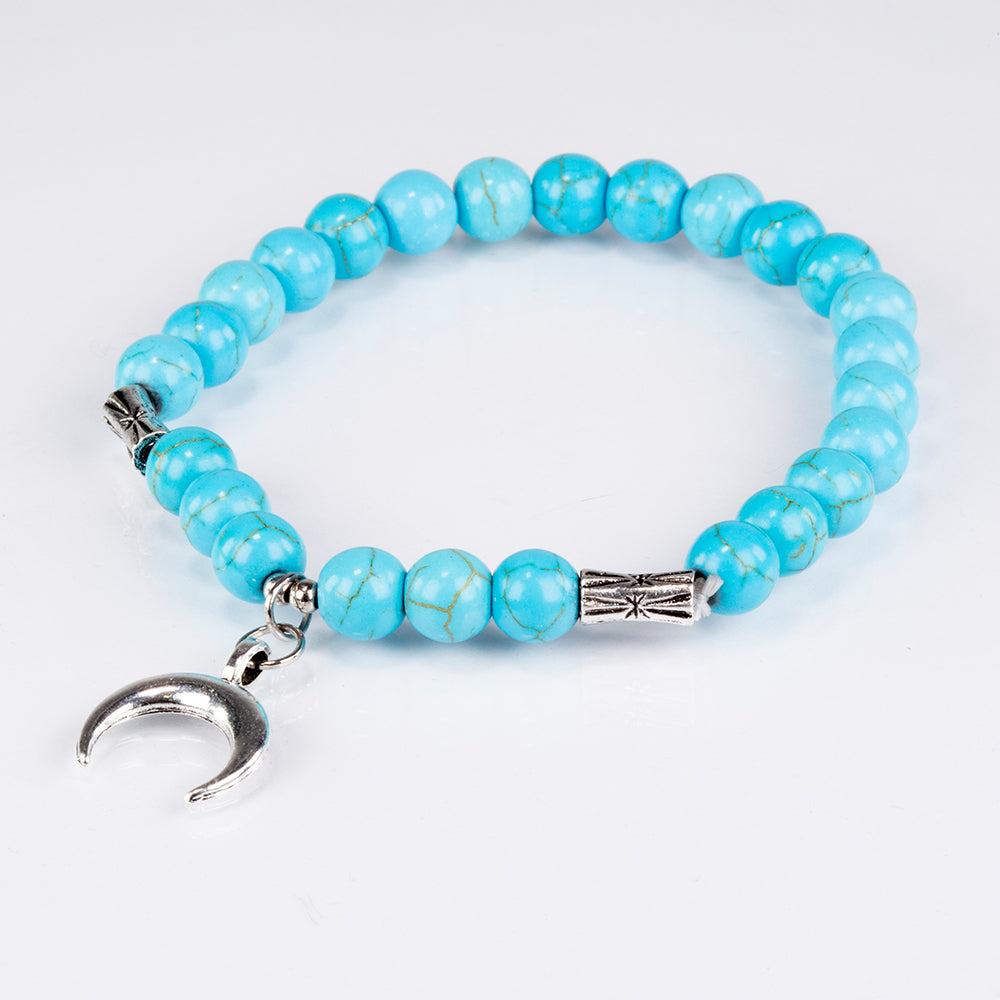 Zestaw pozłacane z turkusem ( Naszyjnik+Bransoletka )