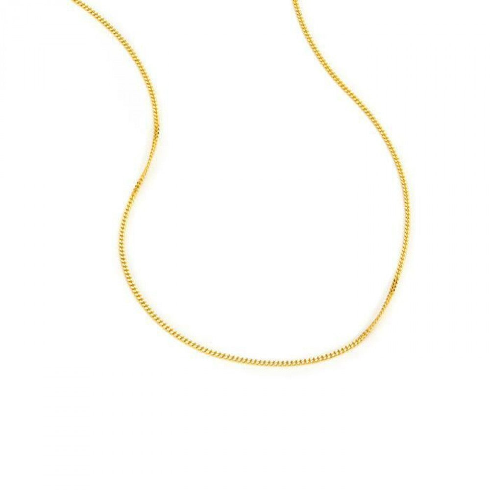 Łańcuszek srebrny pozłacany 1 