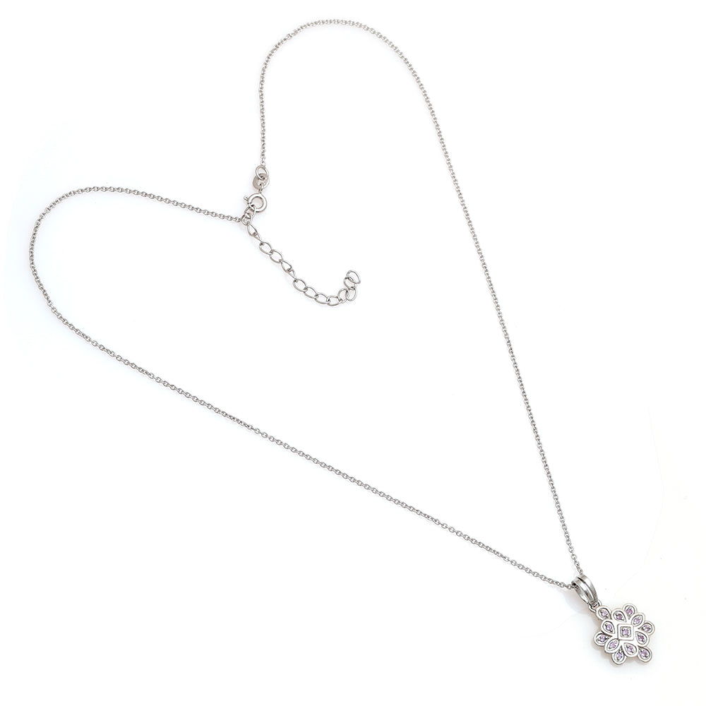 Zawieszka ze srebra próba 925 z brazylijskim ametystem