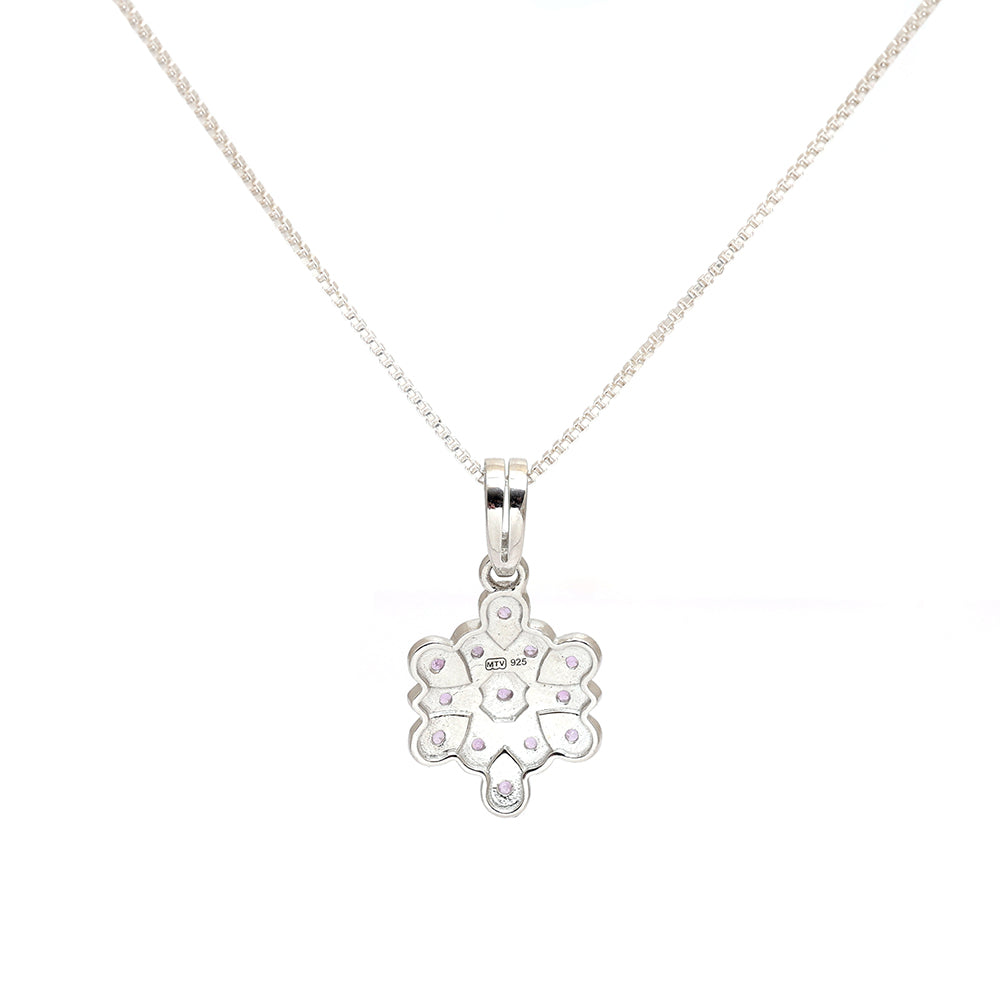 Zawieszka ze srebra próba 925 z brazylijskim ametystem