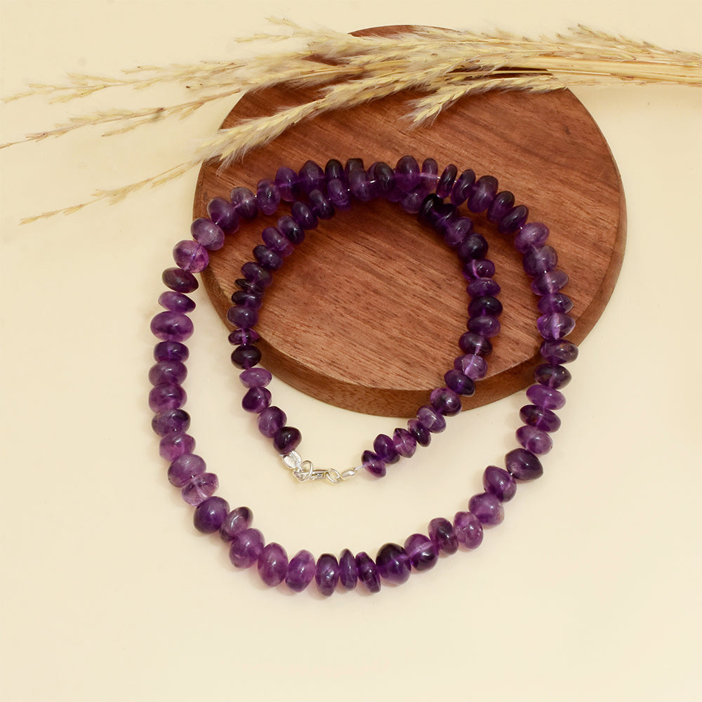 Bransoletka ze srebra próba 925 z brazylijskim ametystem