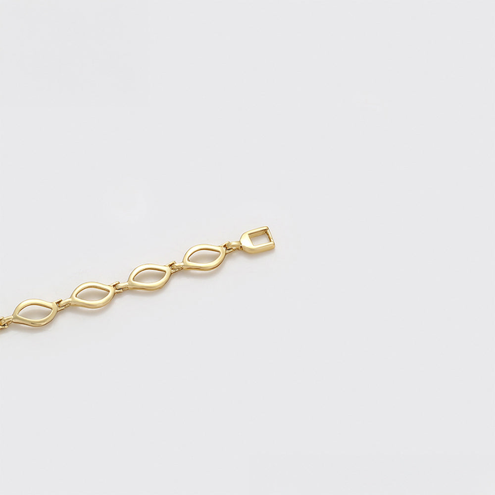 Bransoletka pozłacana 5 