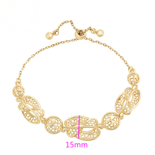 Bransoletka pozłacana