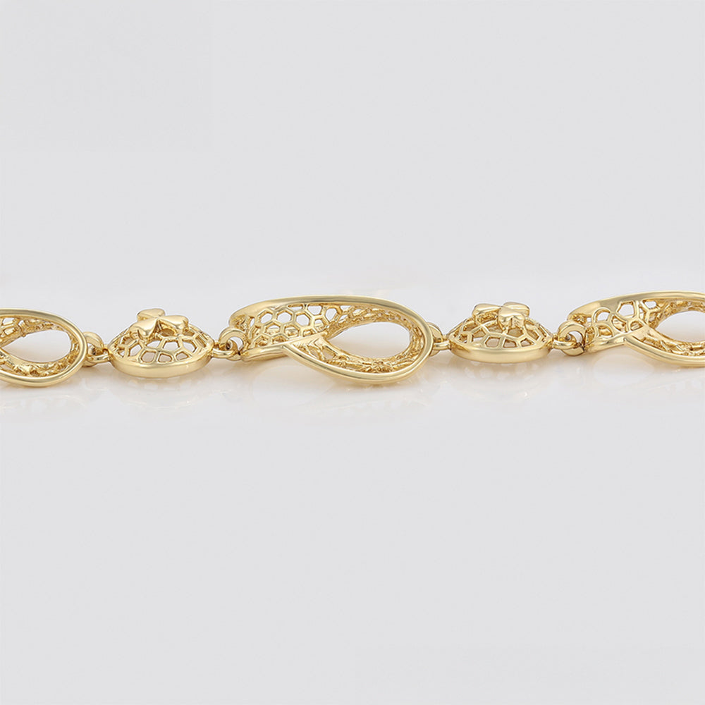 Bransoletka pozłacana