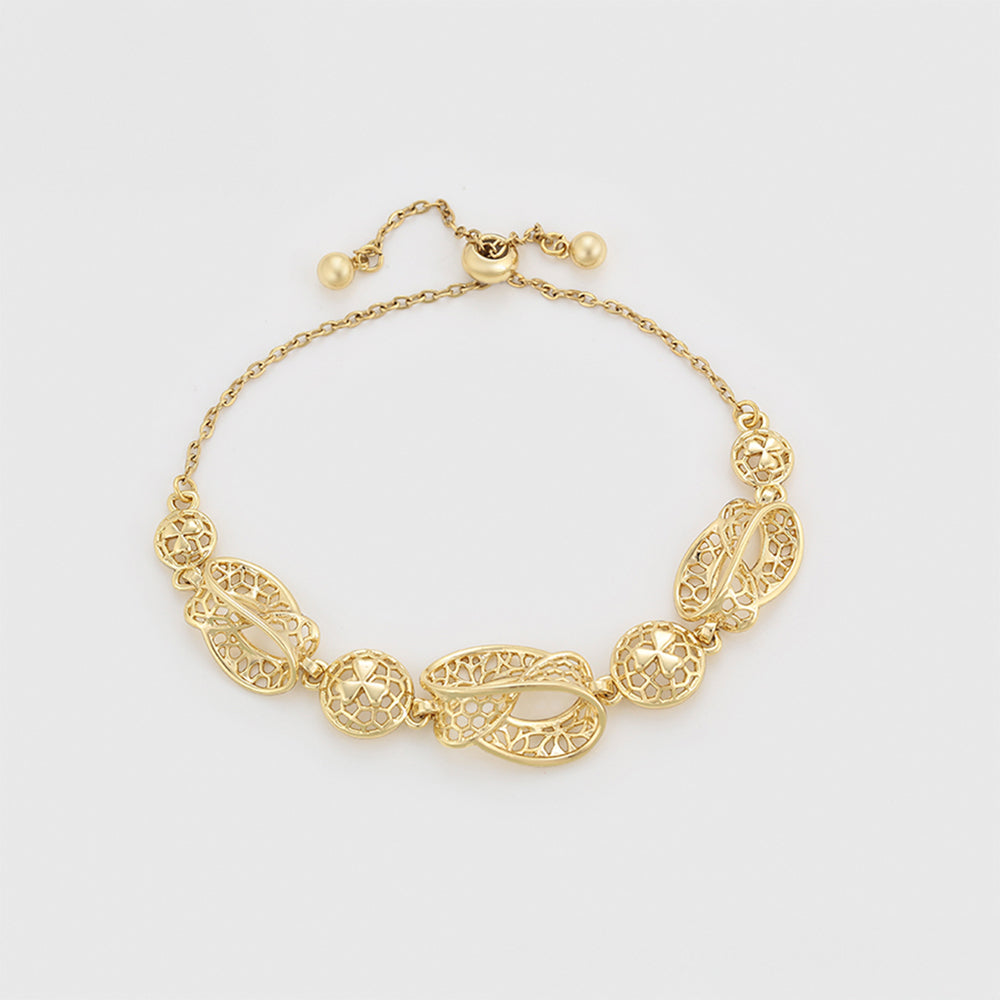 Bransoletka pozłacana 6 