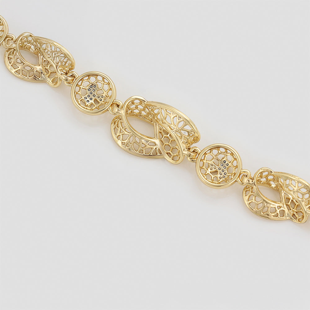 Bransoletka pozłacana